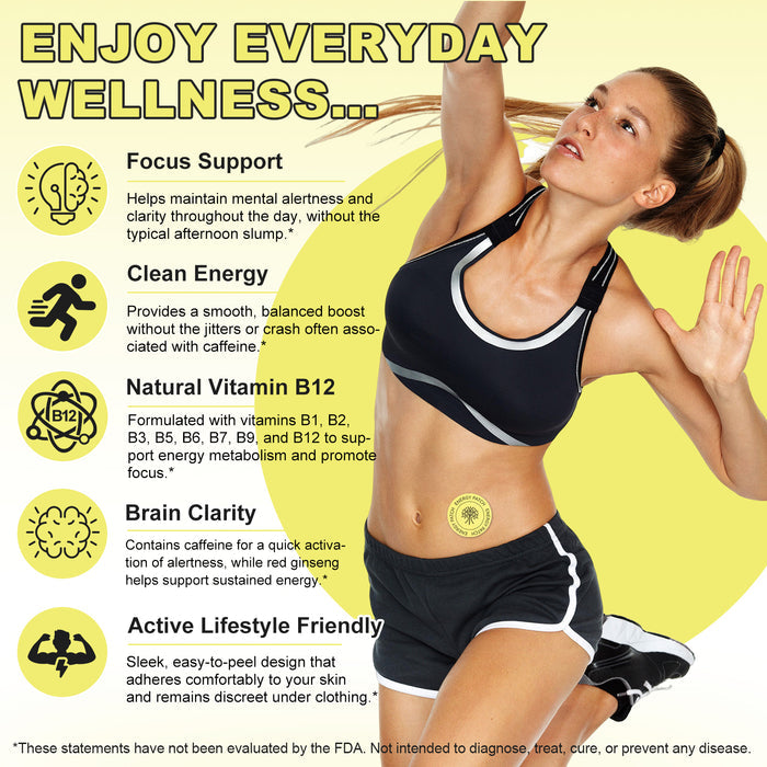 acentiallabs ENERGY PATCHES ENERGY I PICK-ME-UP I MENTAL CLARITY 30 Patches