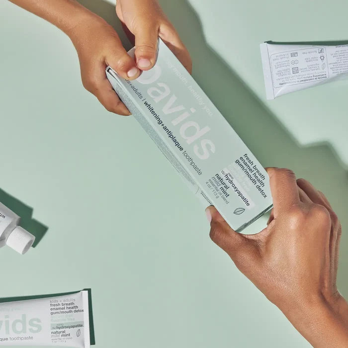 Davids Kids + Adults Nano-Hydroxyapatite Premium Toothpaste - Mild Mint