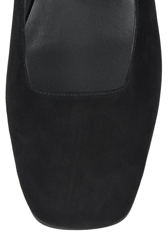 DOLLFACE Black Suede