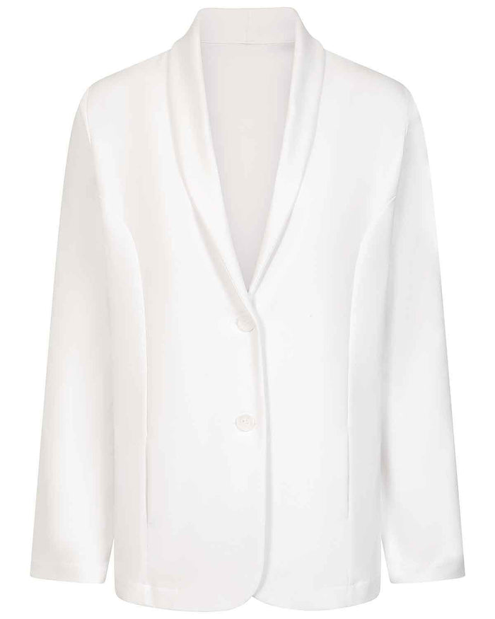 Easycare White Lightweight Jacket - Image 3 - Country Collection