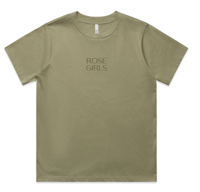 Embroidered Tee (Eucalyptus)