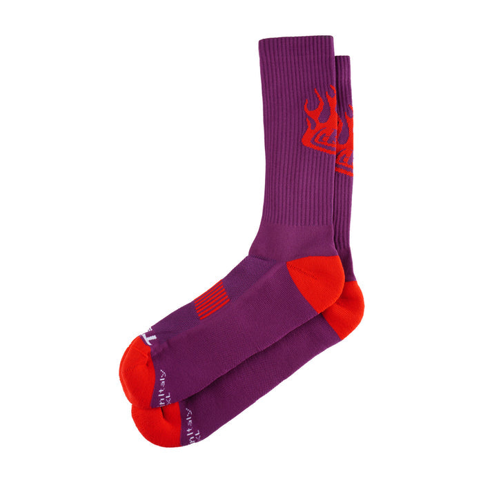 Mens Performance Socks Sendo Sangria