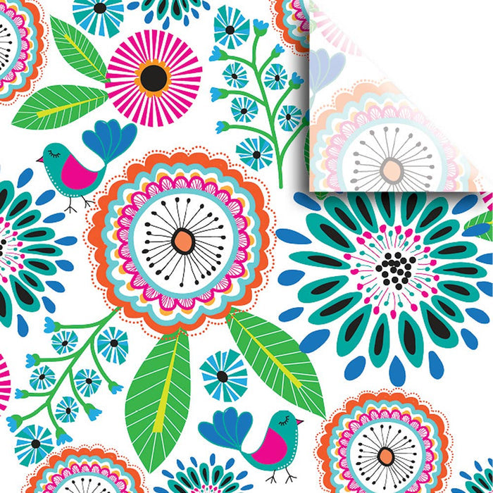 Pretty Printed Petunia Tissue