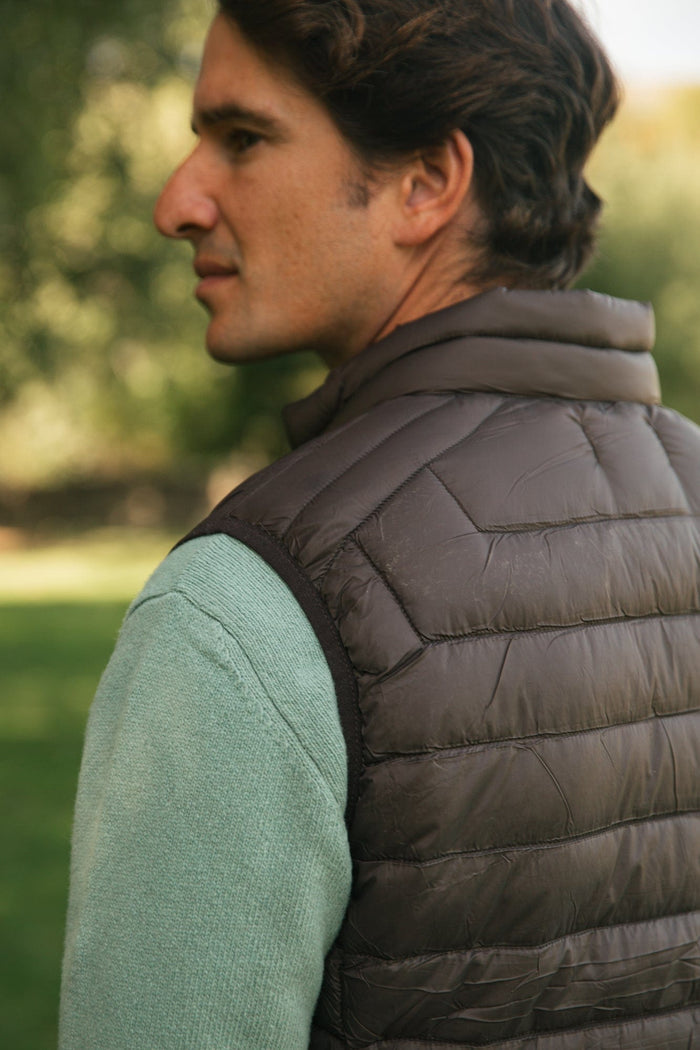 The Chaleco Acolchado Marron
