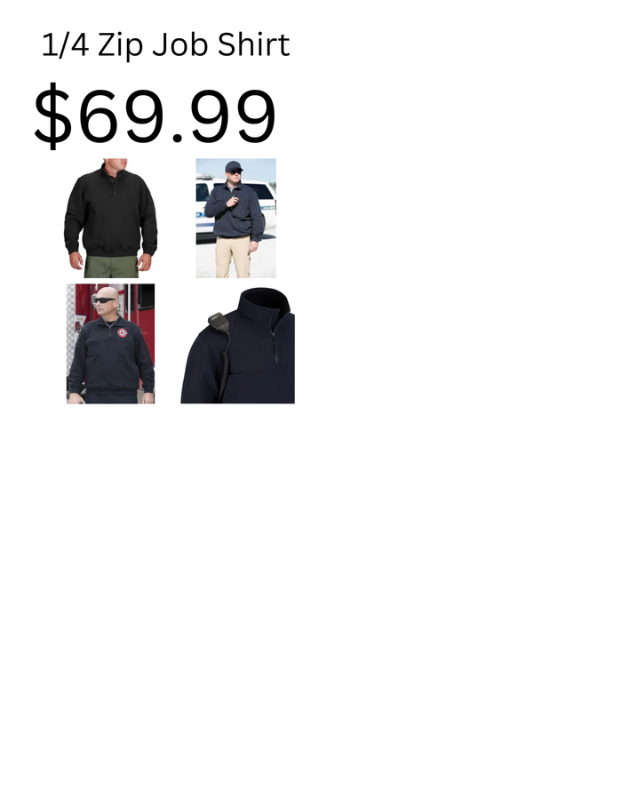 1/4 Zip Job Shirt