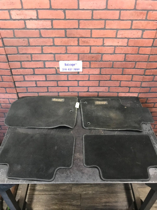 2011-2020 Jeep Grand Cherokee SRT Black Interior Carpet Front and Rear