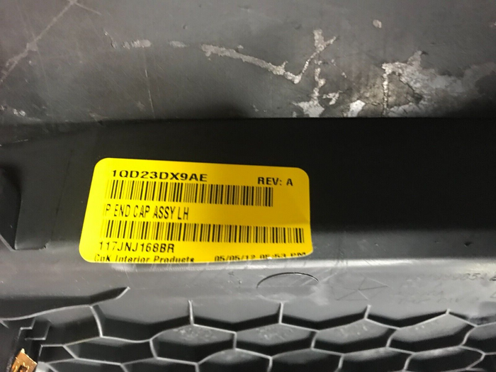 2011-2023 Charger 300 Driver LH Side Dash Instrument Panel End Cap 1QD23DX9AE