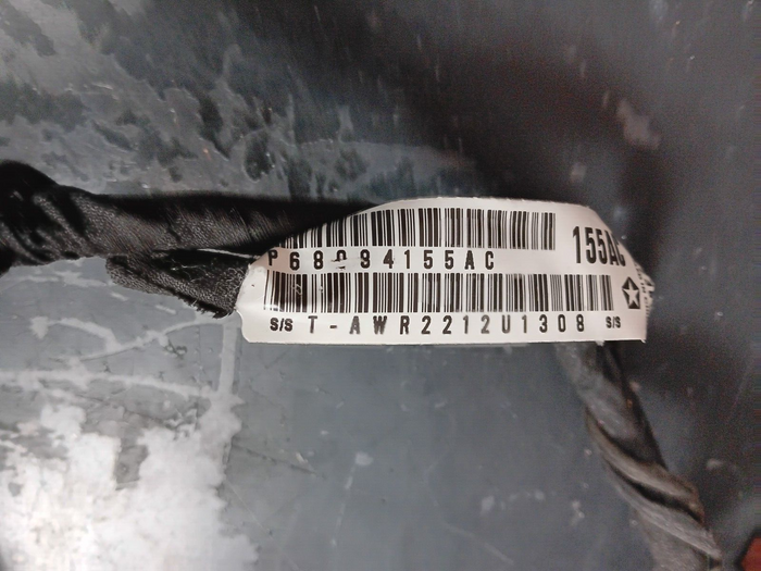 2012-2013 Charger 300 Rear Driver LH Side Door Wiring Wire Harness 68084155ac