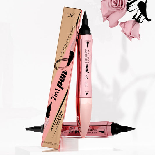 🔥4D Microblading Dual-Ended Eyebrow Pen™ – Natural Hair Stroke Brow + Precision Eyeliner (Waterproof & Smudge-Proof)