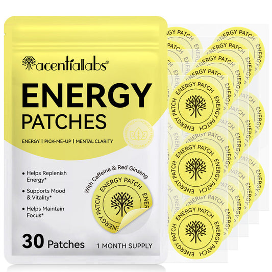 acentiallabs ENERGY PATCHES ENERGY I PICK-ME-UP I MENTAL CLARITY 30 Patches