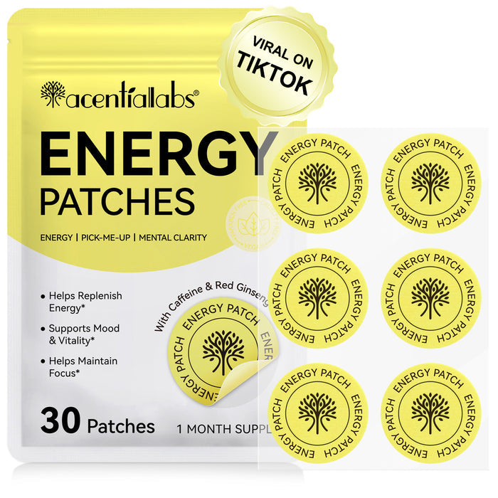 acentiallabs ENERGY PATCHES ENERGY I PICK-ME-UP I MENTAL CLARITY 30 Patches