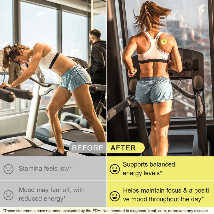 acentiallabs ENERGY PATCHES ENERGY I PICK-ME-UP I MENTAL CLARITY 30 Patches