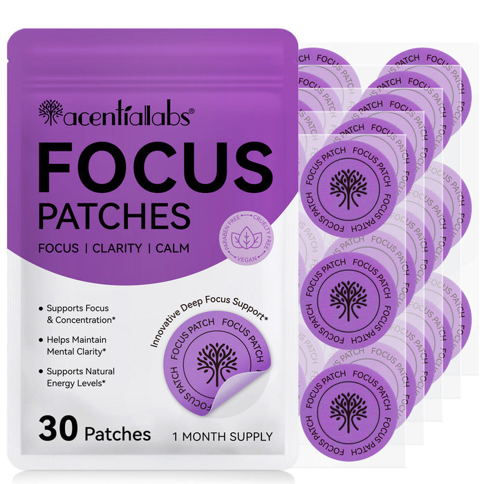 acentiallabs FOCUS PATCHES FREL FOCUS I CLARITY I CALM