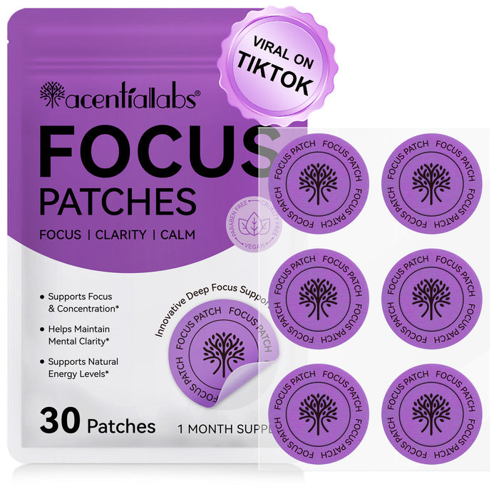 acentiallabs FOCUS PATCHES FREL FOCUS I CLARITY I CALM