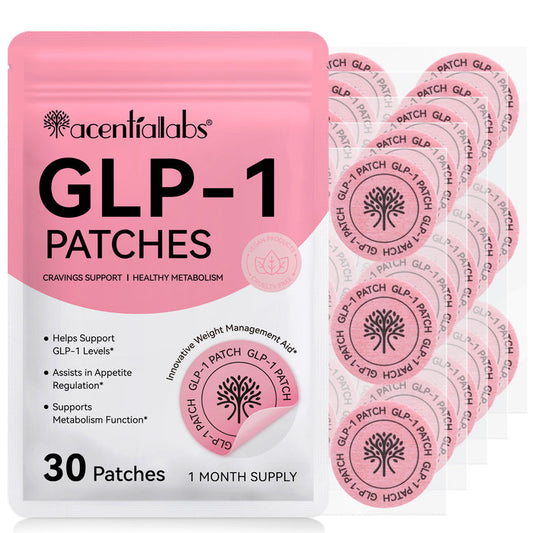 acentiallabs GLP-1 PATCHES CRAVINGS SUPPORT I HEALTHY METABOLISM 30 Patches