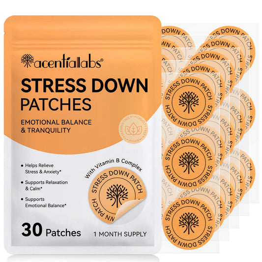 acentiallabs STRESS DOWN PATCHES EMOTIONAL BALANCE& TRANQUILITY 30 Patches