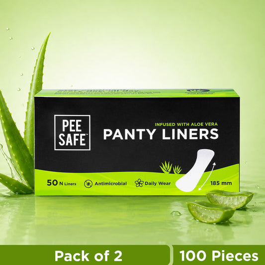 Pee Safe Aloe Vera Panty Liners (100 Liners)