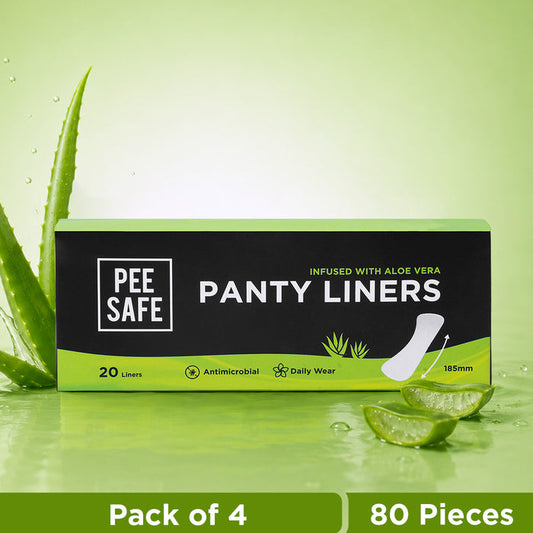 Pee Safe Aloe Vera Panty Liners (80 Liners)