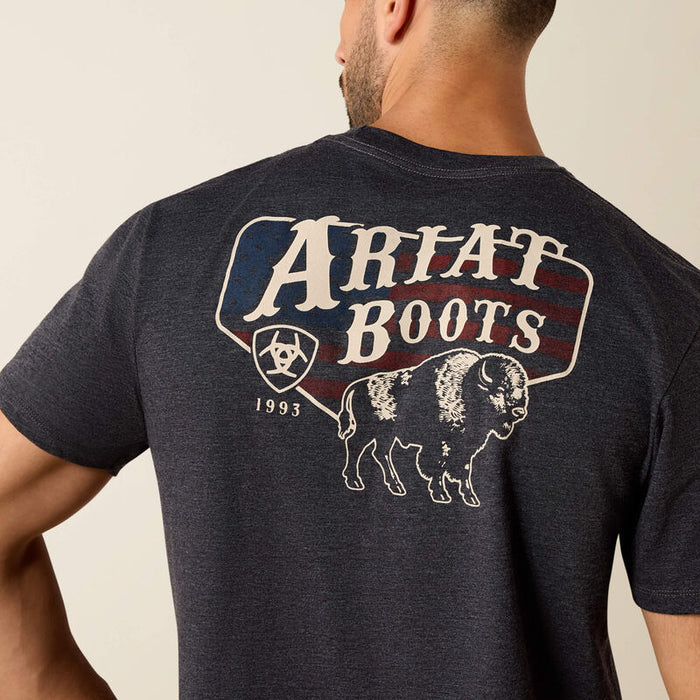 Ariat Mens Ariat American Bison Classic Fit T-Shirt