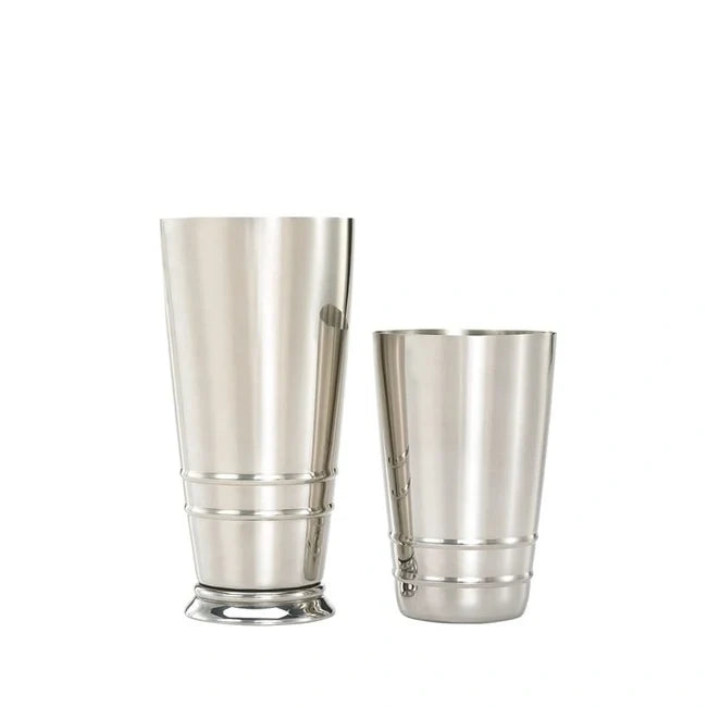 1297 Barfly 2 Pc Cocktail Shaker Set separate on white back ground.