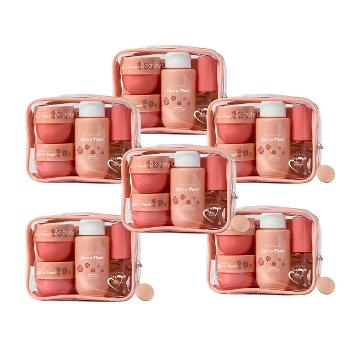Beauty Creations – Sweet Dose Fruity Travel Set Mini Body Care Kit (Life Is A Peach)