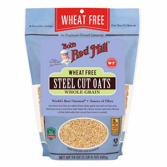 Bob's Red Mill Steel Cut Oats Pure Wheat Free - 680g - L'Organic