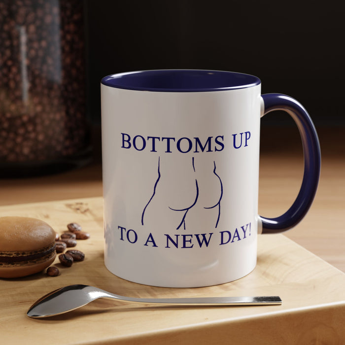 BOTTOMS UP MUG
