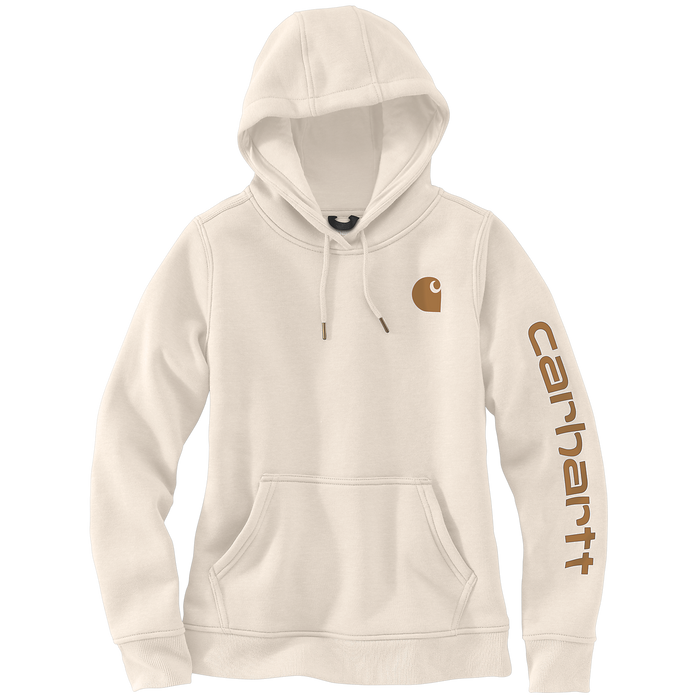 Carhartt Ladies Relaxed Fit Midweight Logo Sleeve Graphic Sweatshirt