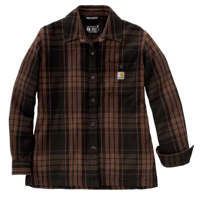 Carhartt Ladies Tencel Fiber Series Loose Fit Twill Plaid Shirt