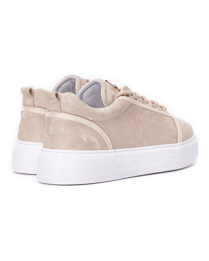 Cercocita Women's Casual Beige Shoes with Crown Camouflage Edition (5)