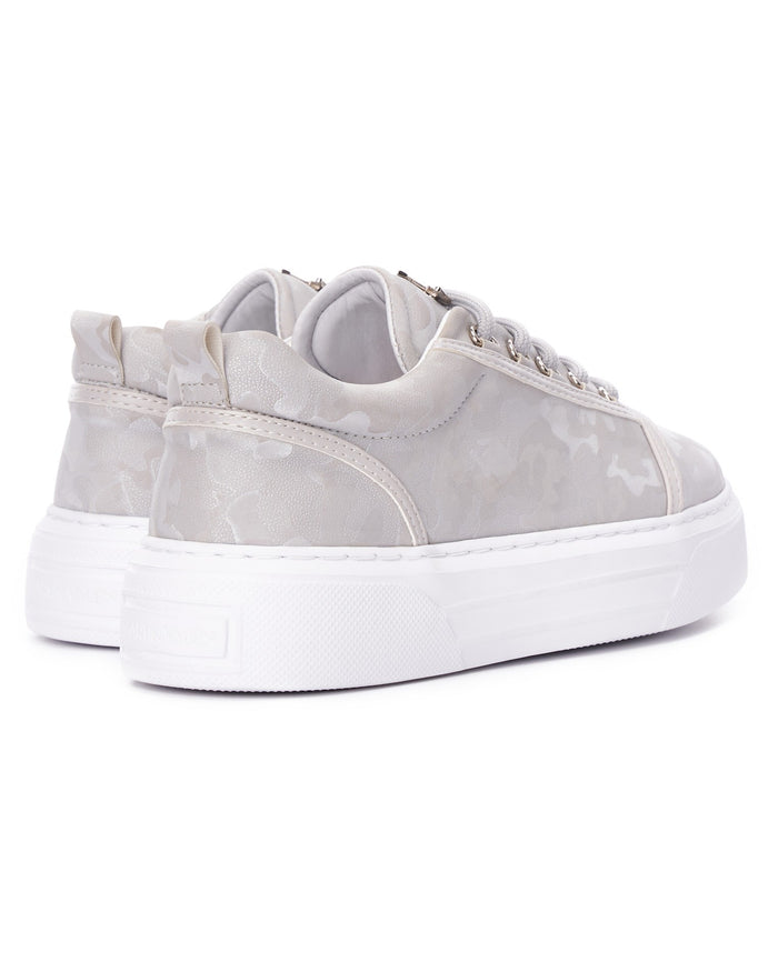 Cercocita Women's Casual Gray Shoes with Crown Camouflage Edition (5)