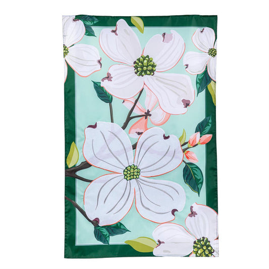 Dogwood Blossoms House Flag