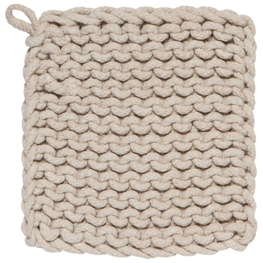 Dove Gray Knit Potholder | Danica Heirloom