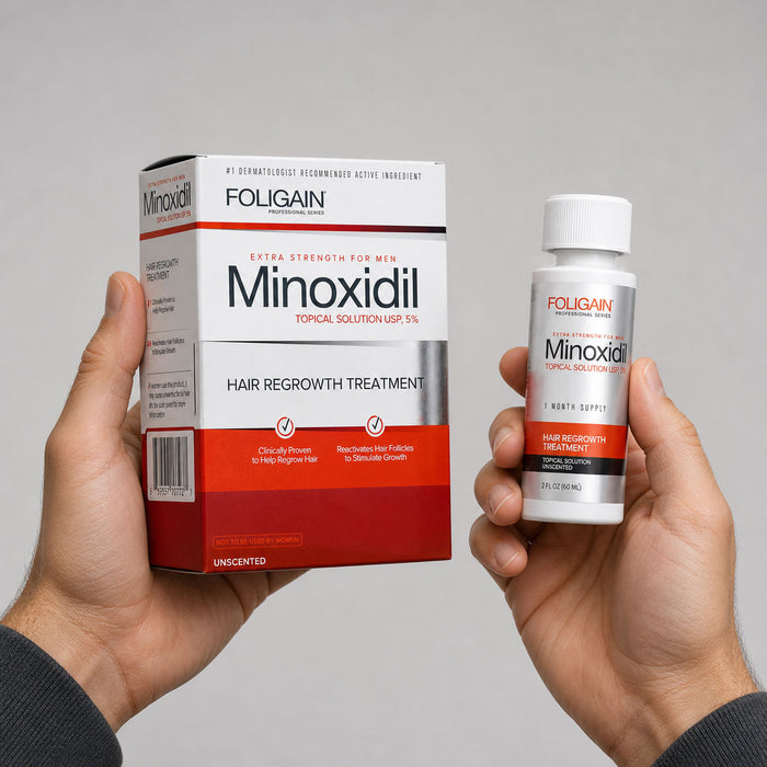 FOLIGAIN® Minoxidil 5% Hair Regrowth Treatment For Men One Month Supply - FOLIGAIN