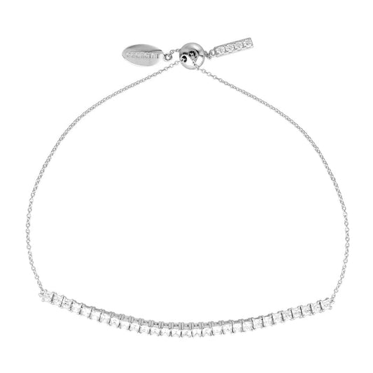 Georgini Bracelet Georgini Iconic Bridal Vera 2mm Bracelet Silver Adjustable Brand