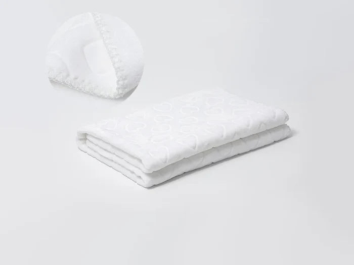 Heart Embossed Sublimation Minky Blanket(White, 127*152cm/50inchx 60inch)