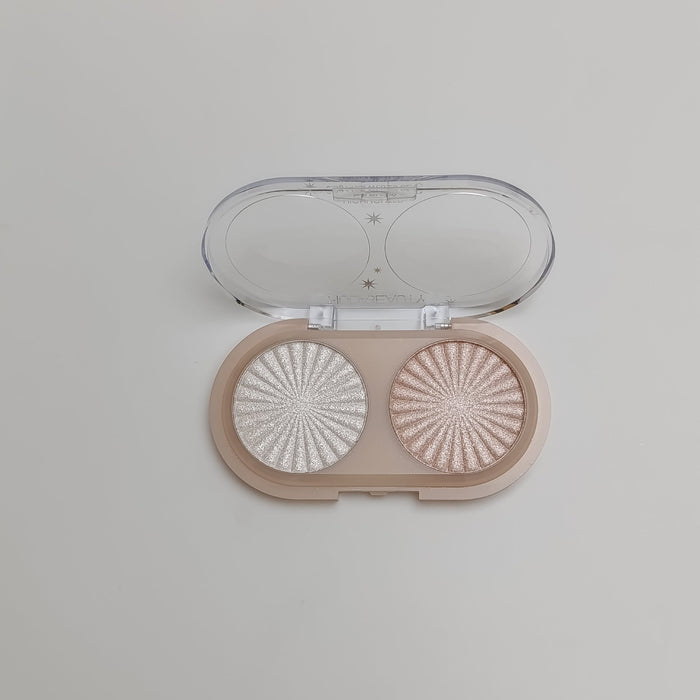 Huda Beauty Elegant Gold Highlighter Duo – Ultra Glow, Long - Lasting - Lotshop.pk
