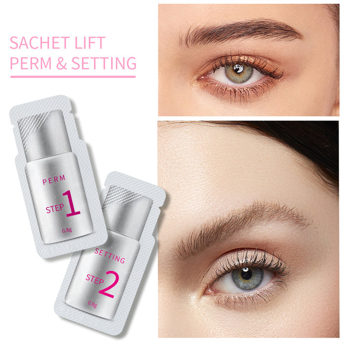 🌸ICONSIGN 10 Pairs Pouch Eyelash Perm Lotion Lashes Lift Quick Perming 5 To 8 Minutes Beauty Makeup Tools
