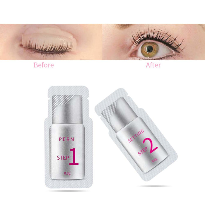 🌸ICONSIGN 10 Pairs Pouch Eyelash Perm Lotion Lashes Lift Quick Perming 5 To 8 Minutes Beauty Makeup Tools