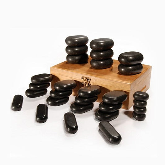 Joiken Body Massage Hot Stones 28 Piece