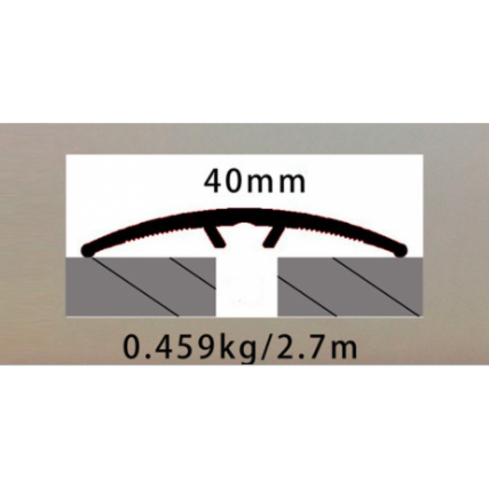 Joint Edge Chrome Trim - Aluminum Carpet And Flooring Cover Strips