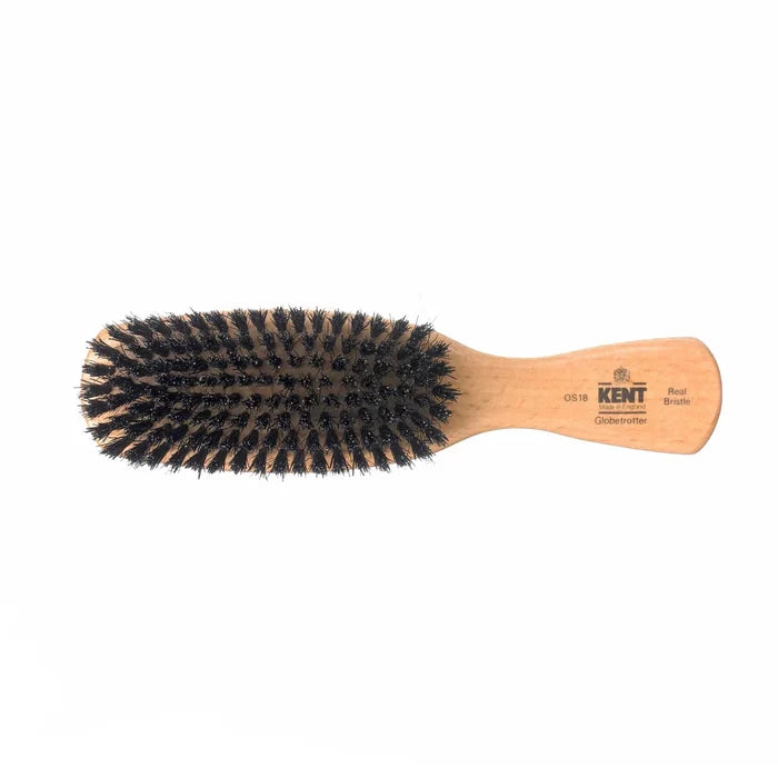 Kent Men's Brush Rectangular Head Black Bristles Satinwood - (dc) OS18