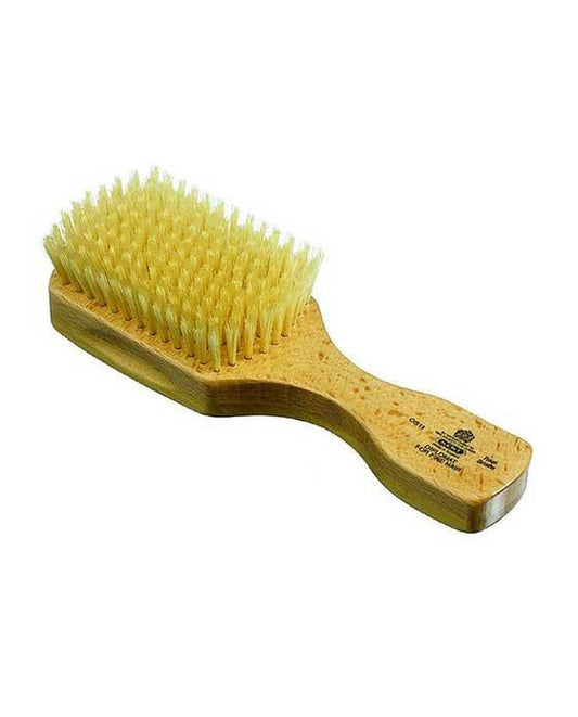 Kent Men's Brush Rectangular Head Soft White Bristles Satinwood - OS11