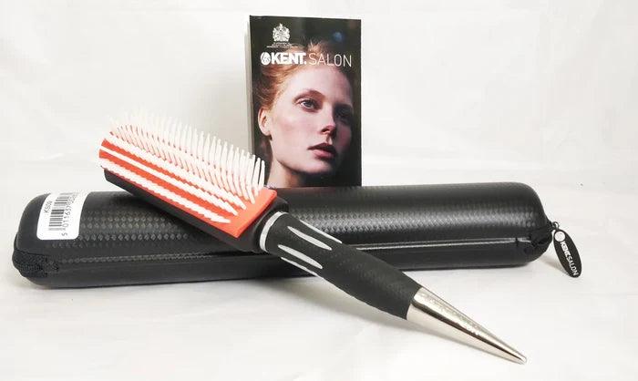 Kent Styling And Grooming 7 Row Rubber Pad Hairbrush - KS09