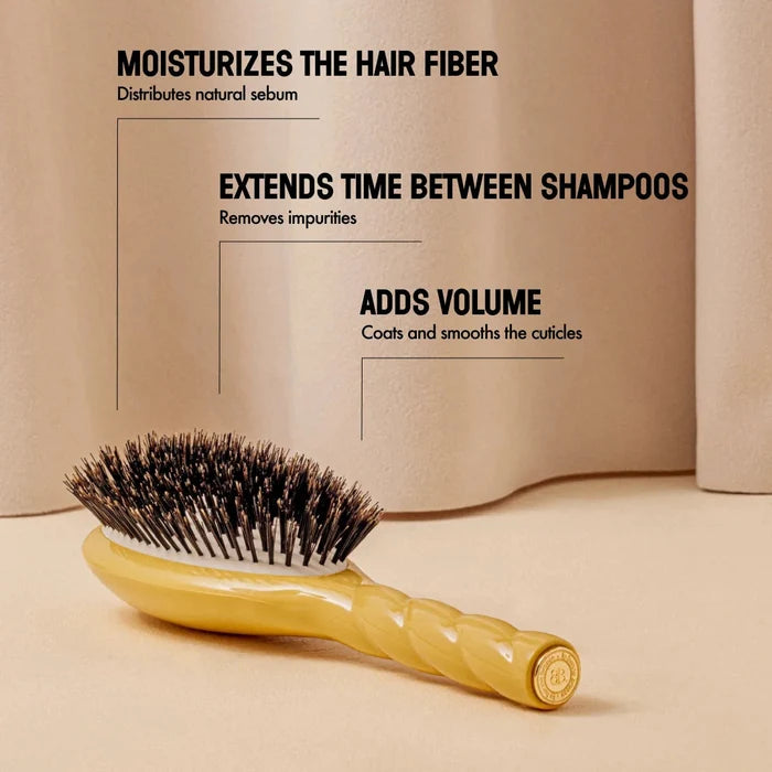La Bonne Brosse - N.01 The Shine & Care Hair Brush - Saffron Yellow