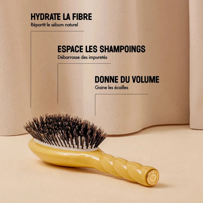 La Bonne Brosse - N.01 The Shine & Care Hair Brush - Saffron Yellow