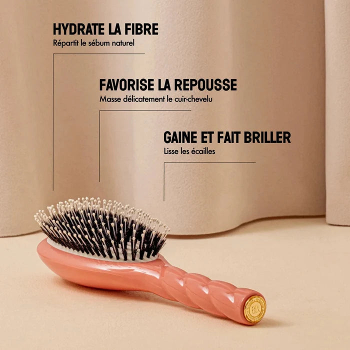 La Bonne Brosse - N.03 The Essential Gentle Scalp Care Hair Brush - Coral Orange