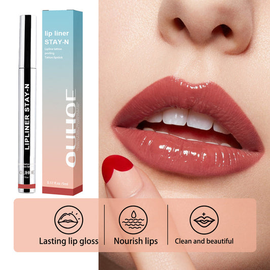 💄 LONG LASTING LIP LINER PEN – DARK BROWN