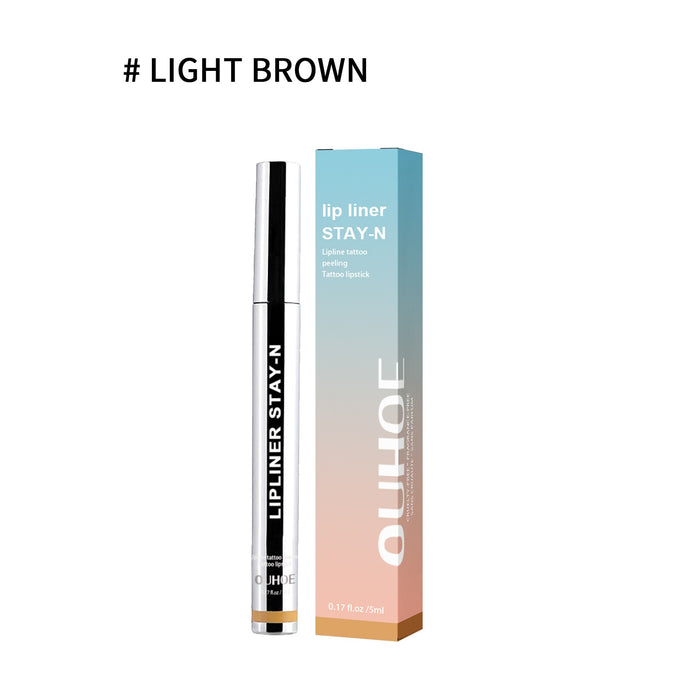 💄 LONG LASTING LIP LINER PEN – DARK BROWN