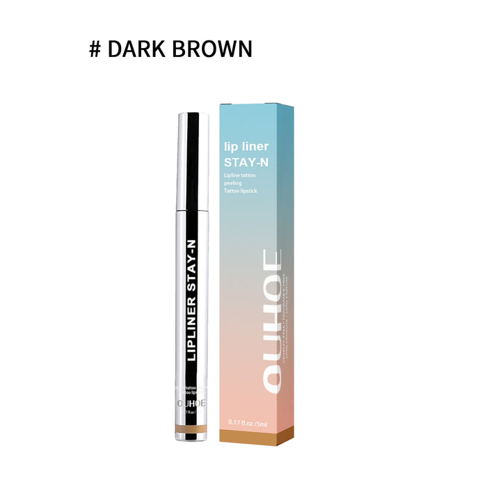 💄 LONG LASTING LIP LINER PEN – DARK BROWN